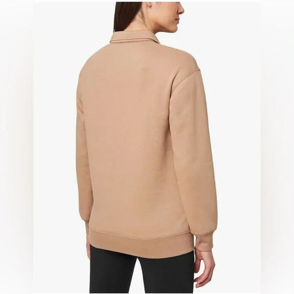 Mondetta Ladies' Collared Fleece Pullover Top Women's Sweater Size: S - Picture 2 of 8